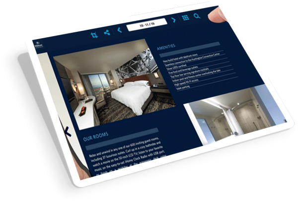 Convertir materiales PDF de hoteles y viajes en contenido en línea