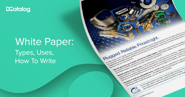 white paper types, uses and how to write