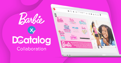 Barbie and DCatalog product catalog software collaboration