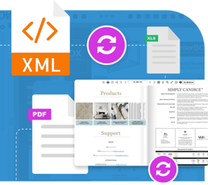 xml to pdf catalog convert icon