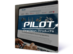 sales catalog cover of pilot precision products
