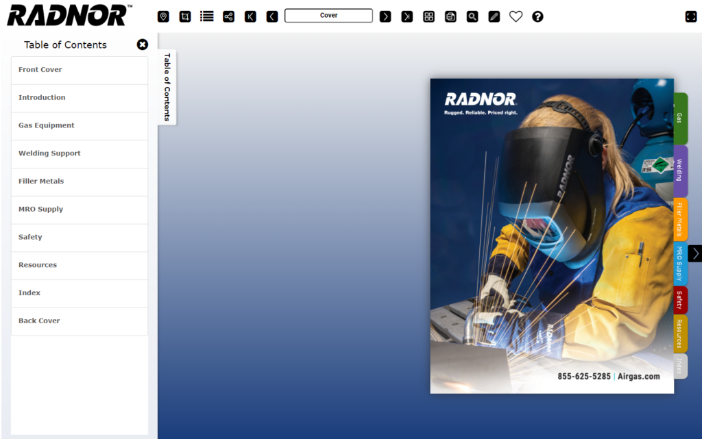 radnor catalog cover image