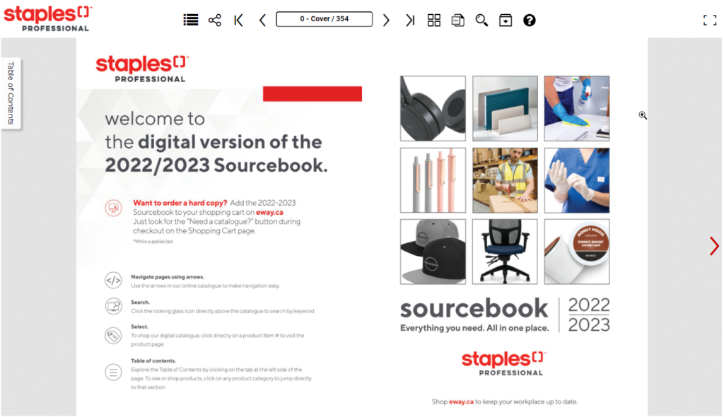 staples professional sourcebook