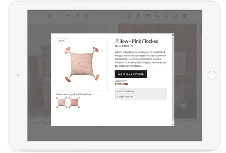 submit orders from b2b product catalog