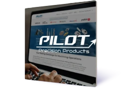 portada del catálogo de ventas de productos piloto de precisión
